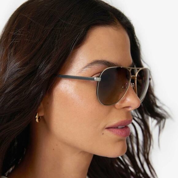 Kate Spade Emmaline Sunglasses Gold Aviator main image 10